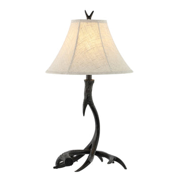 Antler 27.5" Rustic Resin LED Table Lamp - JONATHAN Y
